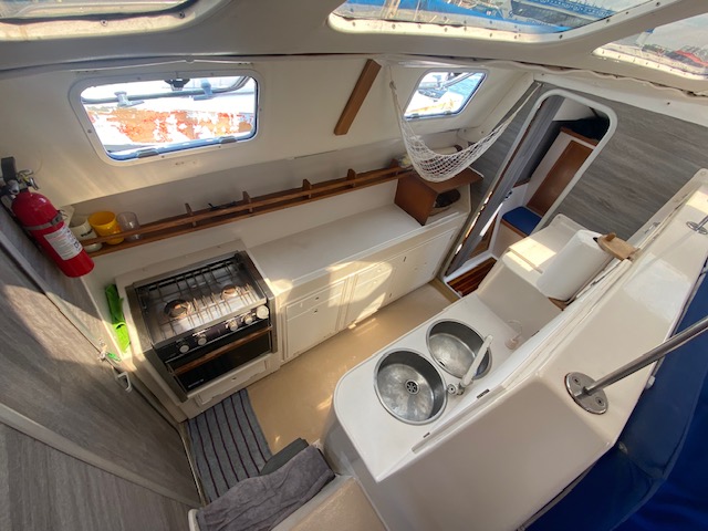 kitchen catamaran holbox