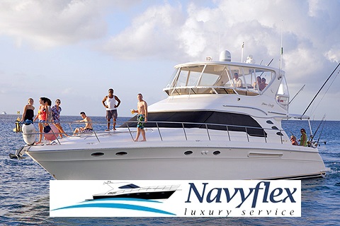 sea ray 60 renta de yate en Tulum